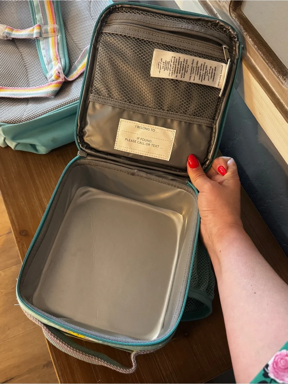 Pottery Barn Kids Mackenzie Sunshine Glow in the Dark Backpack + Lunch Box Set